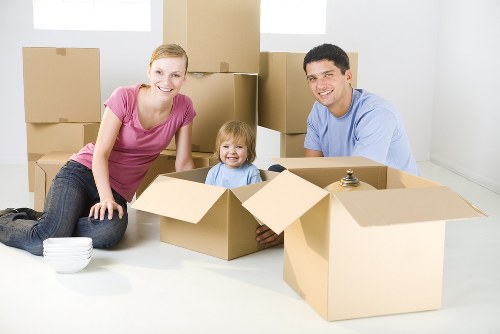 Removal team planning a home move in Enfield