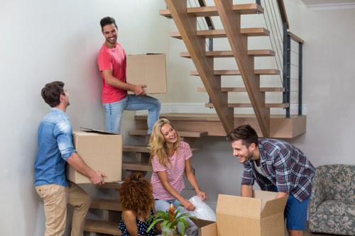 Removal van and moving boxes in Enfield