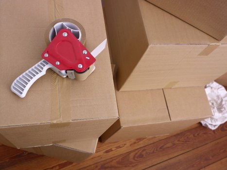 Organised boxes and files used for professional document storage in Enfield